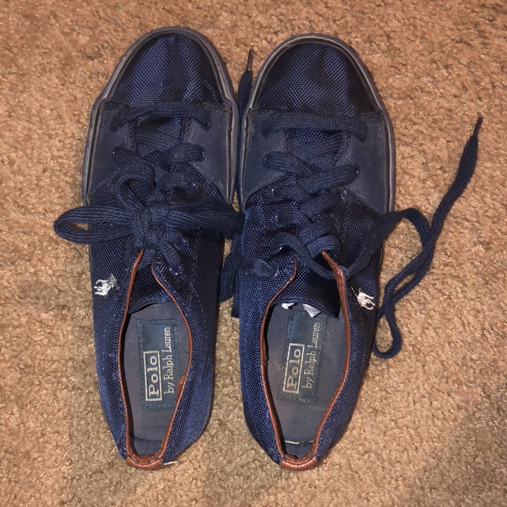 navy blue polo Ralph Lauren men’s shoes 👞 8.5
